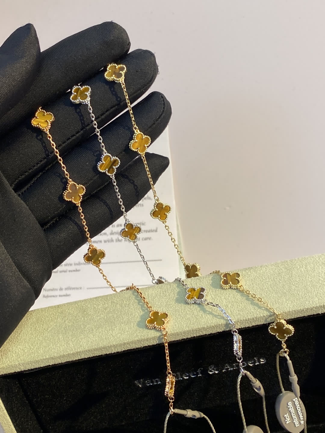Van Cleef & Arpels Alhambra Yellow Gold Necklace